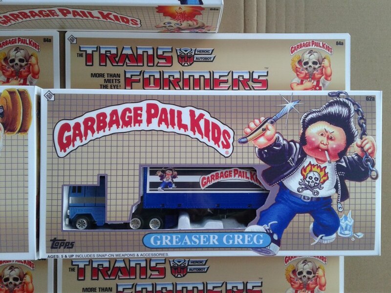 Garbage Pail Kids Optimus Prime   Otto Bot, Nasty Nick, Russell Muscle, More  (3 of 5)